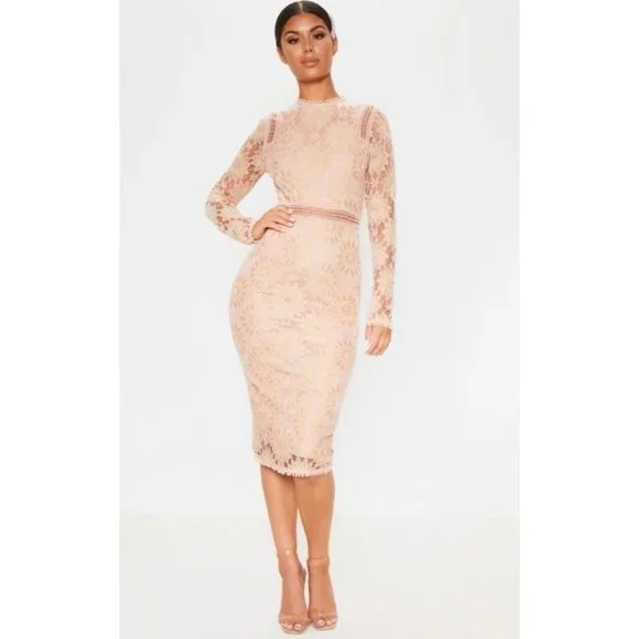 knee length dresses for ladies Rose Black Bodycon Maxi Dress for Women, Classic Black, Polyester and Lace, Off-Shoulder Neckline, Pencil Style main image 0